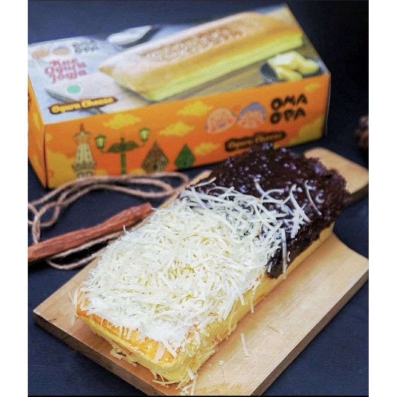 

Ogura Cheese Oma opa topping keju & coklat