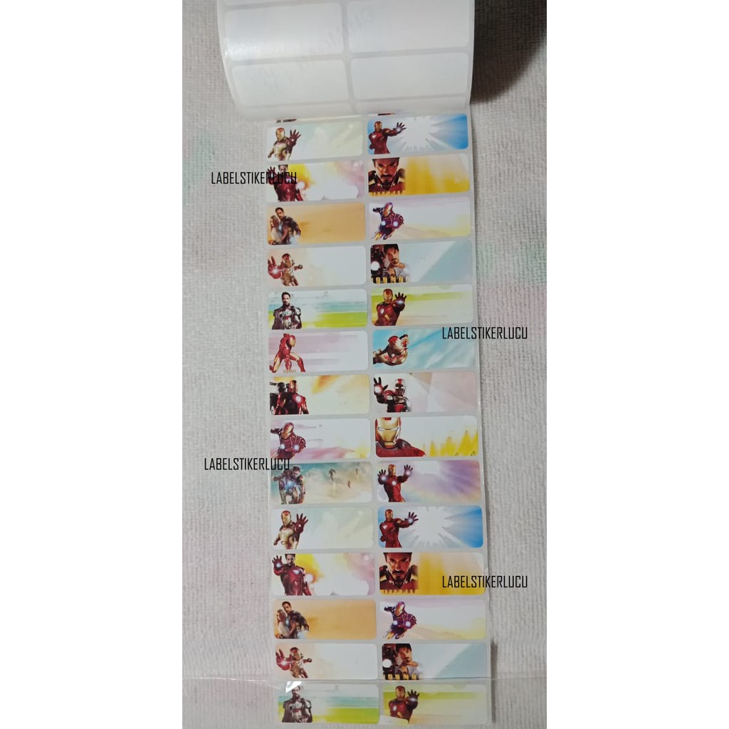 

Sticker Label Motif Ironman (isi 42pcs) variasi gambar