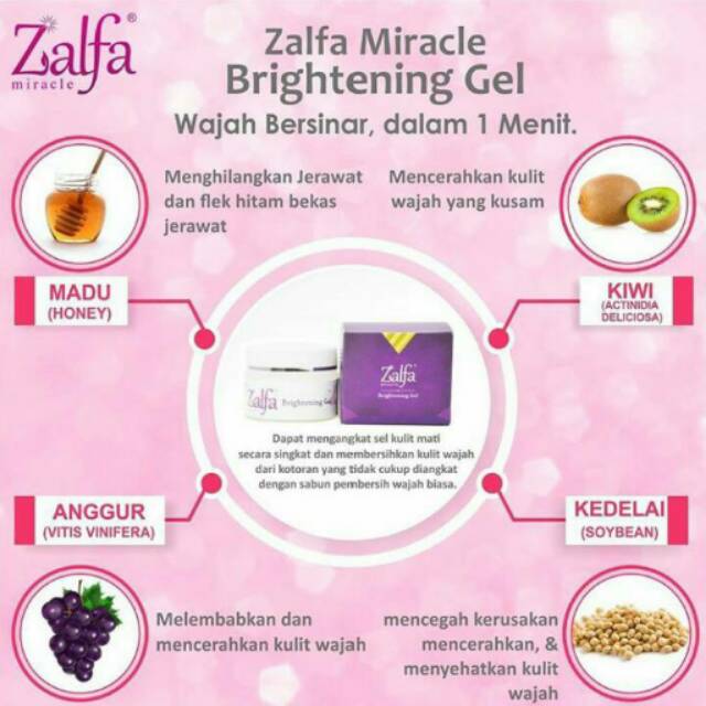 

Zalfa brigthening gel