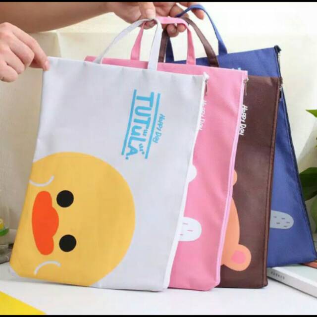 

Tas Map A4 dengan tali/ totte bag /tas serbaguna