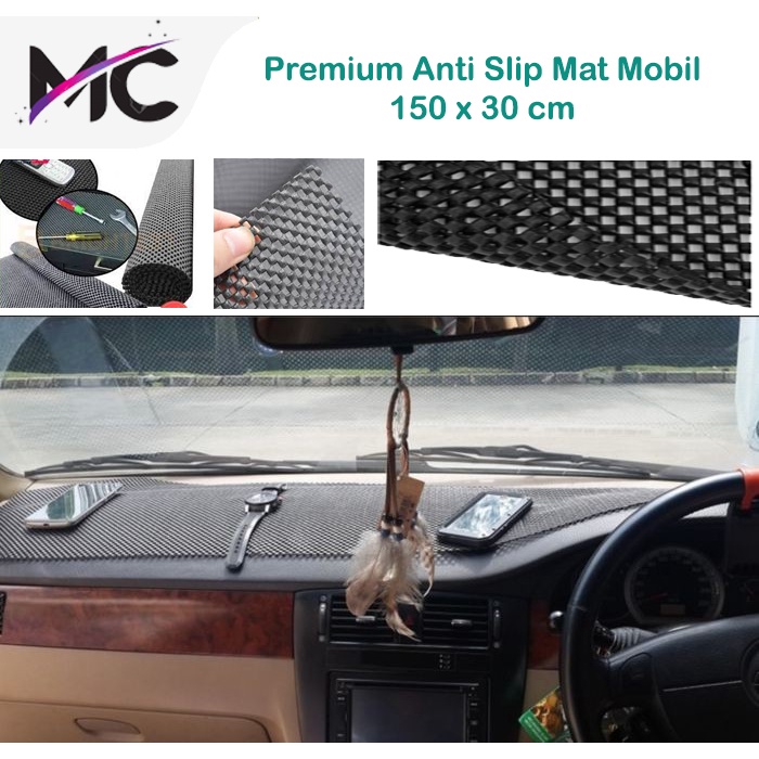 Dashmat Anti Selip Mobil Dashboard Panjang Lebar Full 1500 x 300 mm Dashmate Dash Mat Non Slip Aksesoris Interior