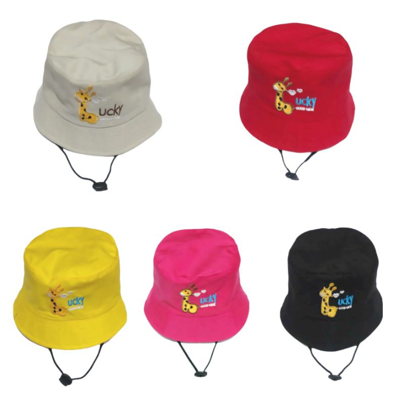 topi bucket anak laki-laki dan perempuan / topi bucket anak good lucky / topi anak laki-laki / topi 