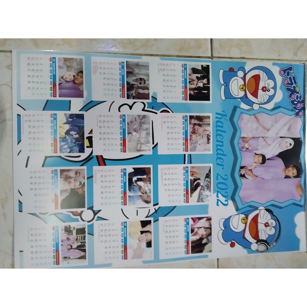 

[COD] KALENDER DINDING POSTER 2022 KARAKTER UNICORN CUSTOM FOTO & NAMA MURAH CETAK CEPAT