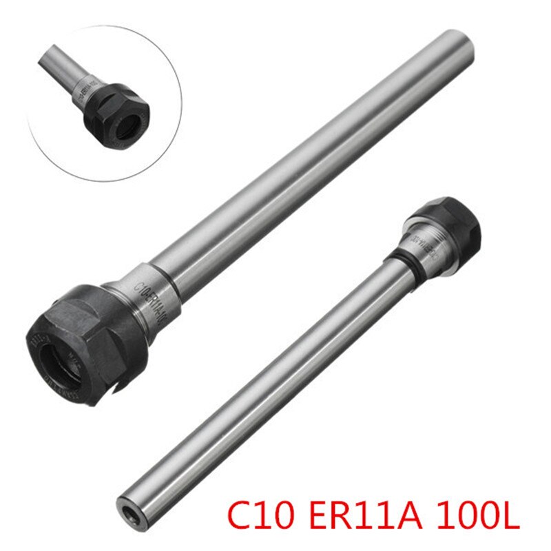 Collet Chuck Holder CNC Milling Extension Rod Straight Shank C20-ER11A-150L