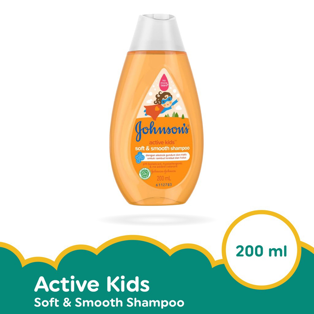 Johnson's Active Kids Soft and Smooth Shampoo 200 ml