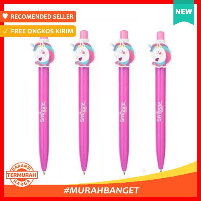 

Pulpen - Smiggle Fun Unicorn Click Pen - Alat Tulis