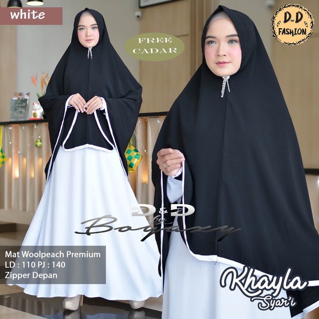 KHAYLA SYAR'I /GAMIS SYAR'I KHIMAR/SET GAMIS &amp; HIJAB