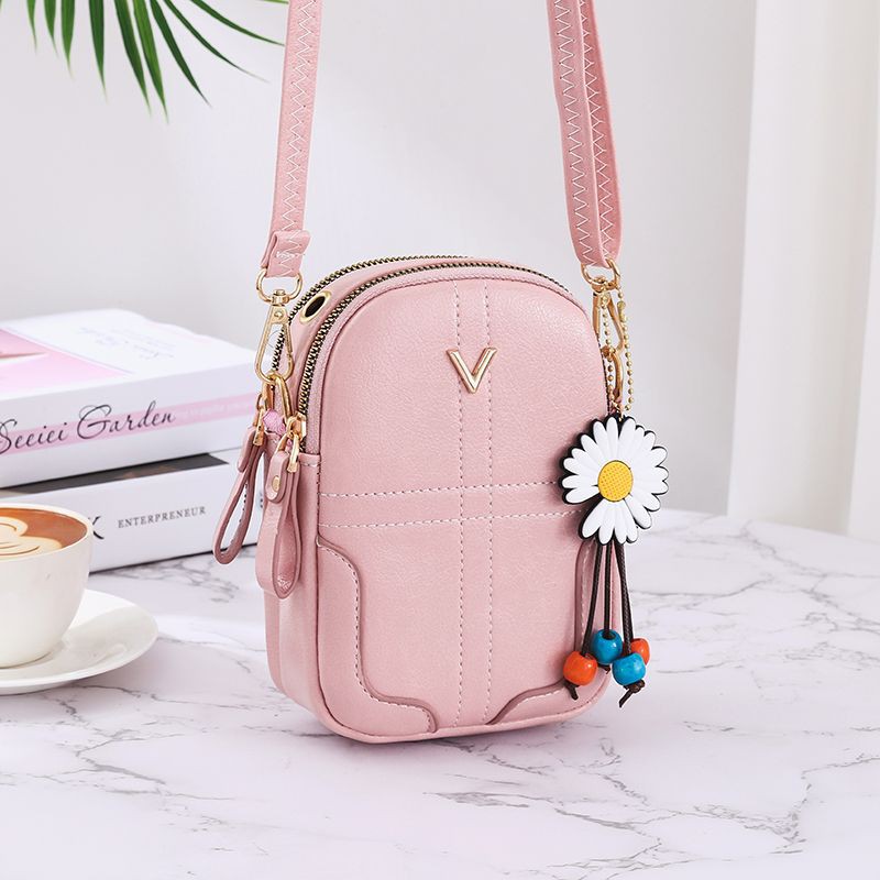 JK 742 U4182 1KG MUAT 5PCS TAS SELEMPANG MINI FASHION IMPORT SLINGPHONE DOMPET HP SLING BAG DAISY