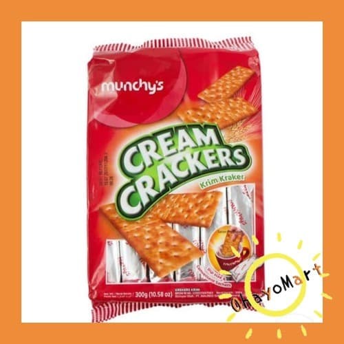 

504Oekho Munchys Cream Crackers / Munchy'S Krim Kraker / Biskuit Krim 300Grm 6J477iyfi