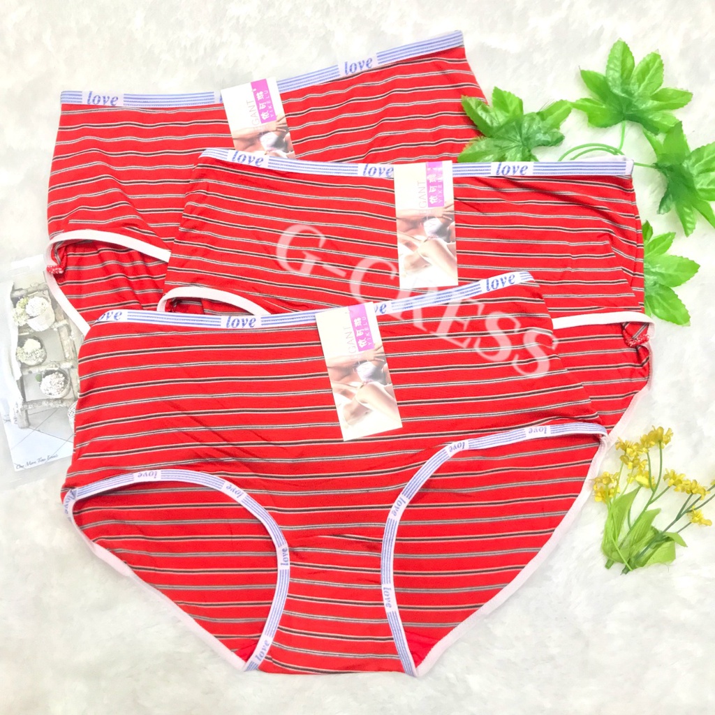 Celana Dalam Wanita Oimio Remaja Dewasa Katun Motif & Polos Lembut Halus CD Wanita Cewek Murah Pakai