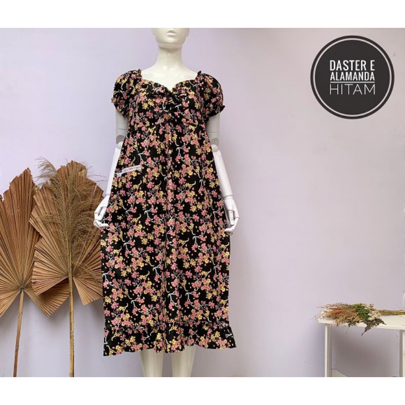 Homedress Daster Katun Jepang Premium Ori Cantik Murah Model E S ld 100cm M ld 110cm L ld 120cm