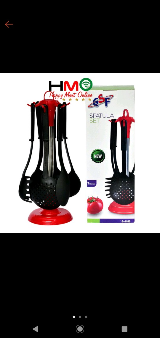 Spatula Set 7 Pcs Peralatan Masak Gsf-4406 Utensil Set Gsf 4406