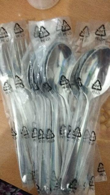 Garpu Makan Besar Tebal 20cm Fork Hotel Restoran Stainless Steel Elegan F01