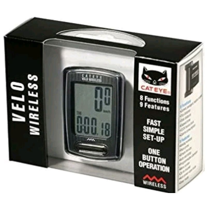 Speedometer sepeda cat eye CC- VT230W velo wireless. speedo computer  bike pengukur kecepatan