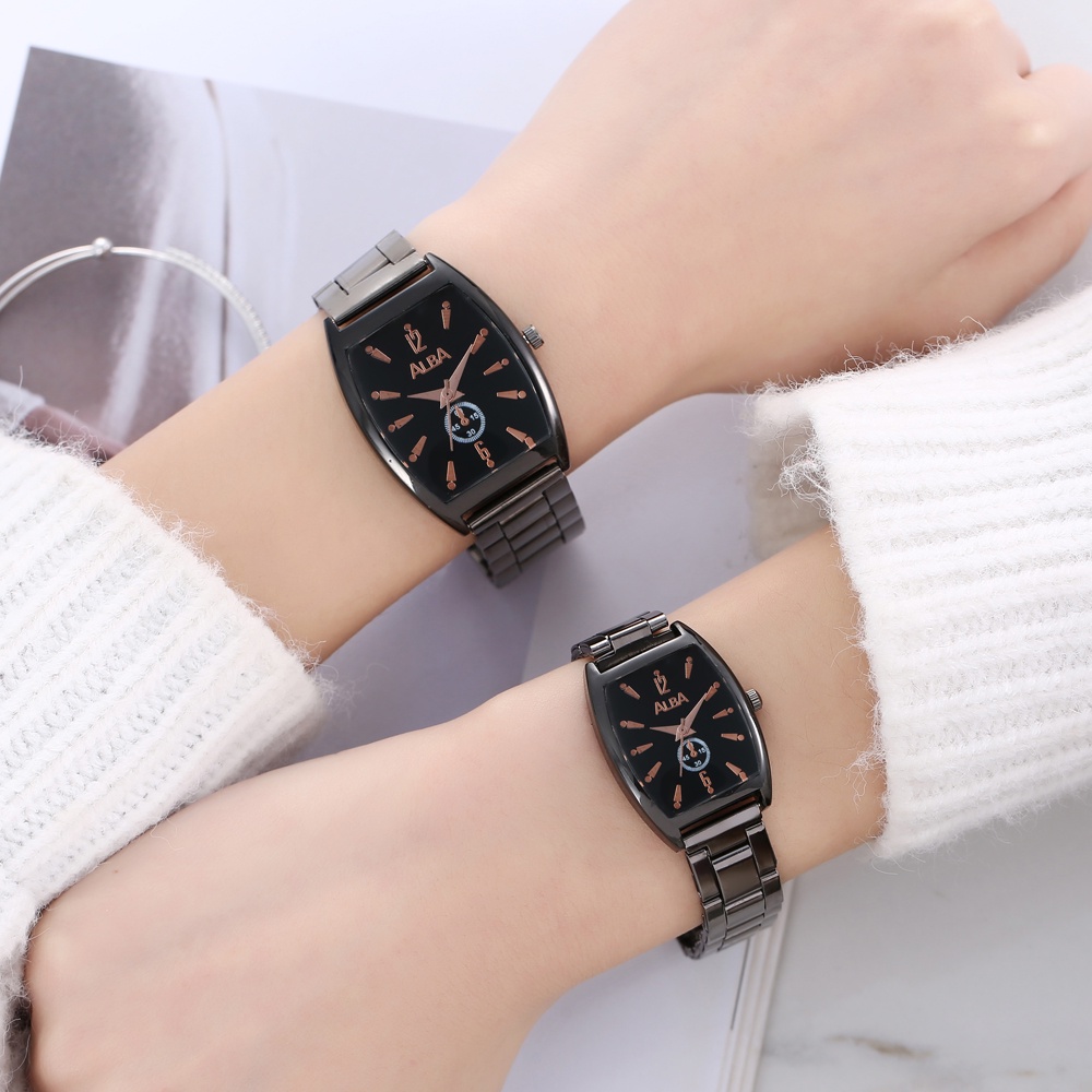 COD Jam Tangan Couple Kuarsa baja menonton pria dan wanita menonton murah watch C74