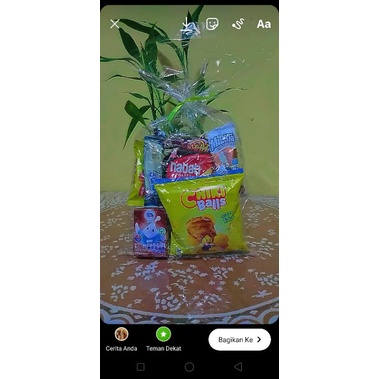 

hampers snack ulang tahun/Bingkisan ultah | Bisa custom Snack ☘️