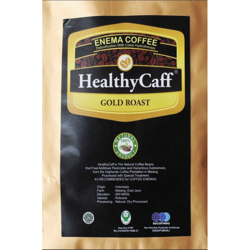 

HealthyCaff (Kopi Enema) Gold/Light Roast