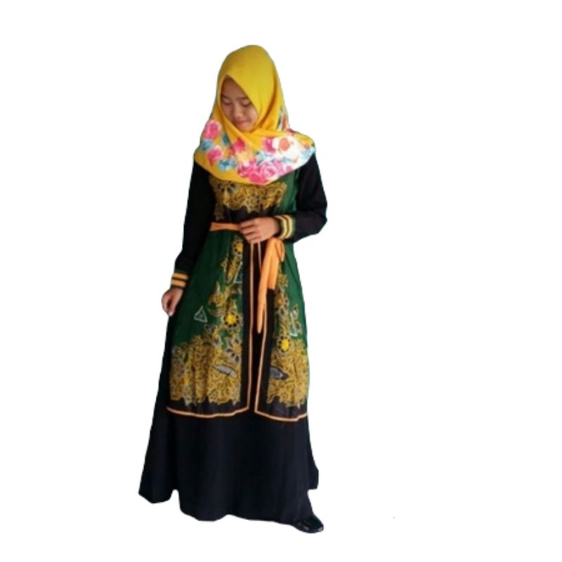 Gamis IPPNU Size S - M - L - XL - XXL Bahan Halus Dan Adem