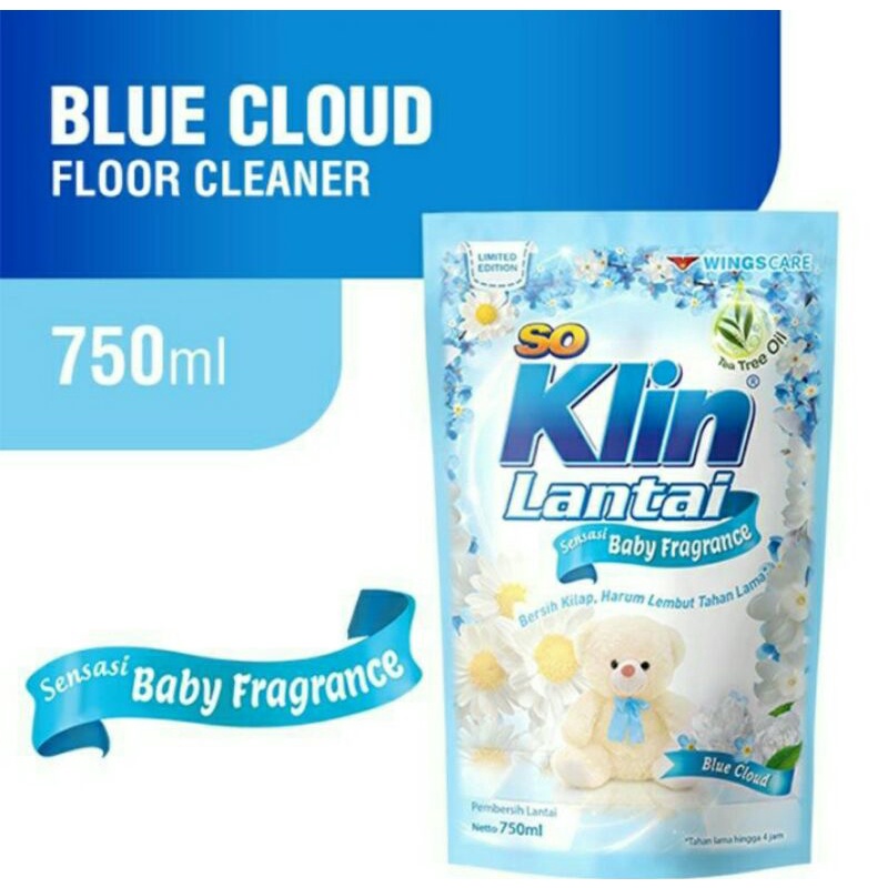 So Klin Lantai Pouch 750ml Sensasi Baby Fragrance