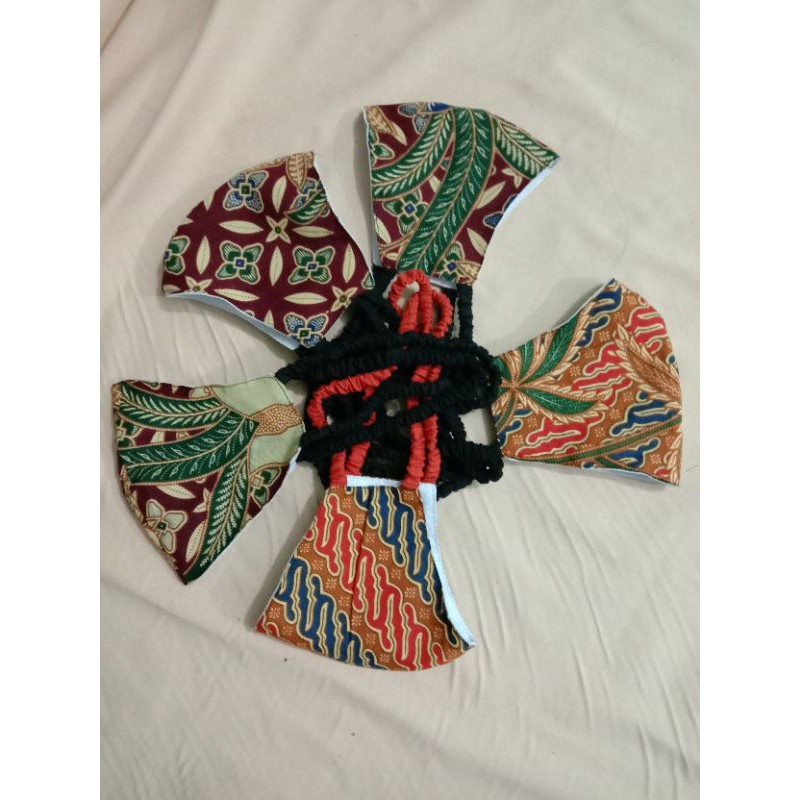 masker serut batik 2lapis (scuba)