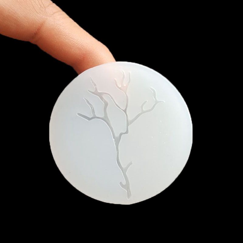 SIY  Leaves Branches Shape Epoxy Resin Casting Silicone Molds Jewelry Making Tools