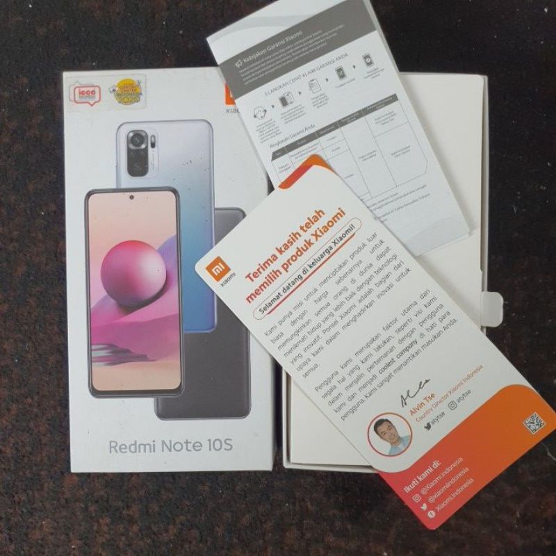 DUS BOX KARDUS BOX XIAOMI REDMI NOTE 10S ORIGINAL COPOTAN