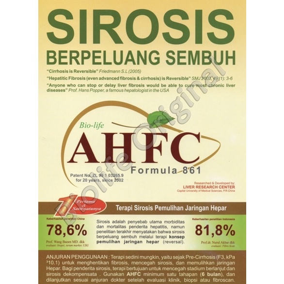 Biolife AHFC box 30 tablet ( memelihara kesehatan hati )