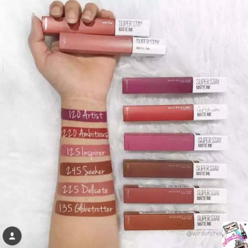 ☃️Cutezz_ching1☃️Maybelline Super Stay Matte Ink 100% Original