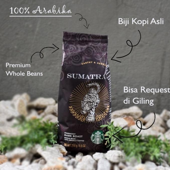 

Kopi Starbucks Coffee Sumatera 250gr Coffee Bean Original Hitam Bubuk