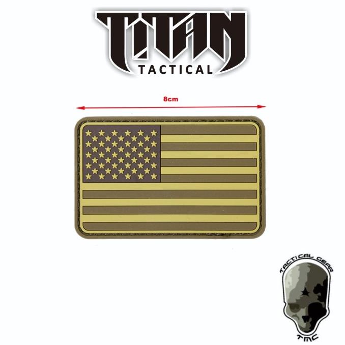 *#*#*#*#] TMC PATCH US FLAG COYOTE BROWN