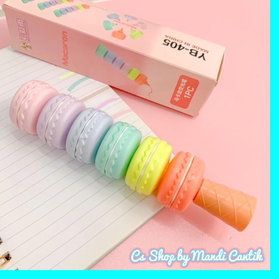 

Terkini Grosir--Stabilo Model Macaron 1 set Isi 5 pcs Hightlighter Macaron Unik Murah