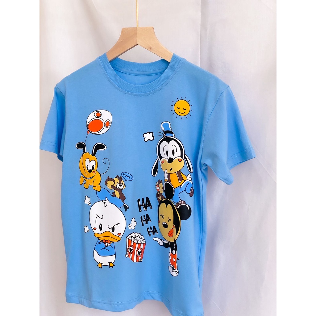 Kaos Anak Lengan Pendek Motif Lucu Baju Kaos Unisex Anak