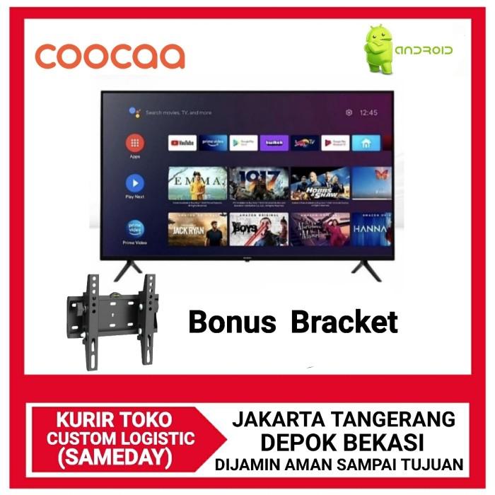 Coocaa Led Tv Smart Android 4K/Uhd 70 Inch 70Cuc6500 Bonus Keyboard