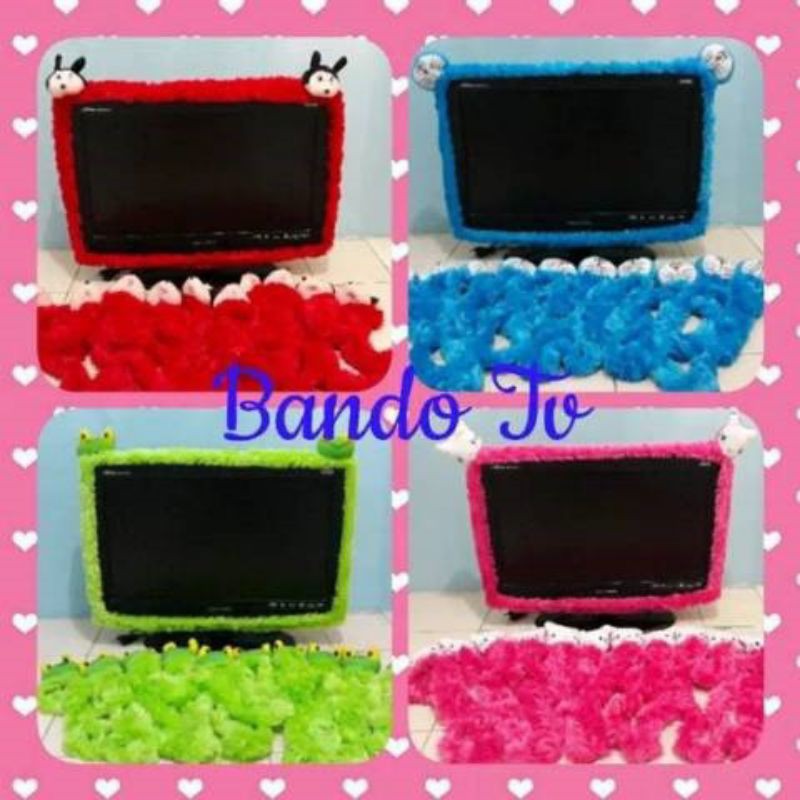 BANDO TV KARAKTER UNTUK TV 21&quot; - 32&quot; / PENGAMAN PINGGIRAN TV LCD MOTIF