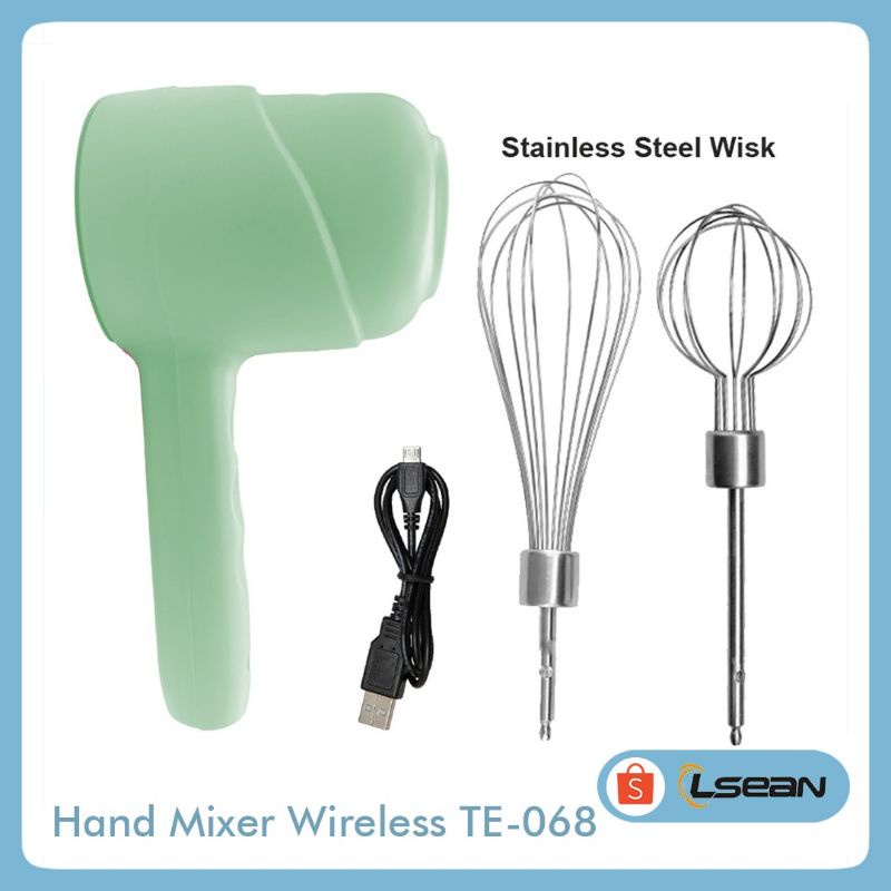 HAND MIXER WIRELESS |BLENDER TANGAN PENGOCOK TELUR ELEKTRIK ORI VIPOO