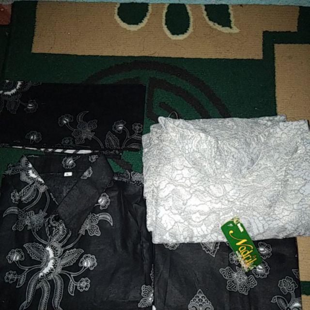 Tasyananu_batik Couple Ayushita Selendang / Pager Bunga Cowok Pendek