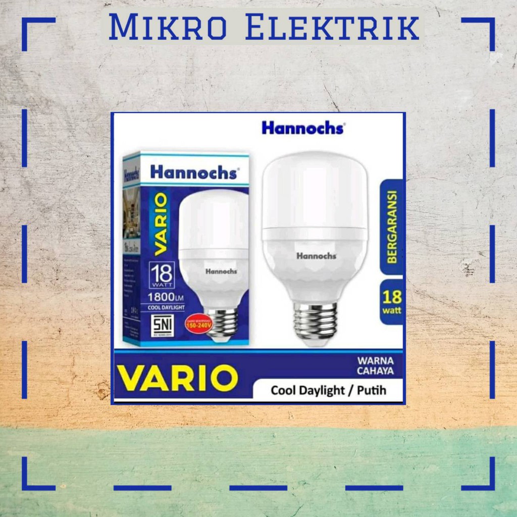 Hannochs Lampu Led Vario 18 Watt Cahaya Putih