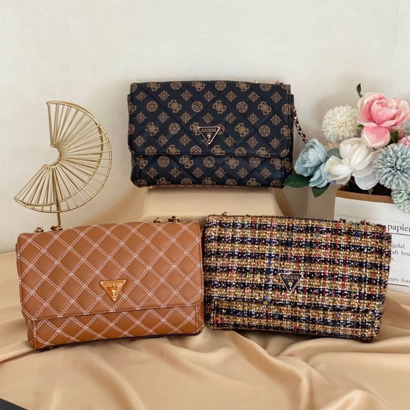 Tas Guess Gs cessily rajut terbaru Shoulder bag
