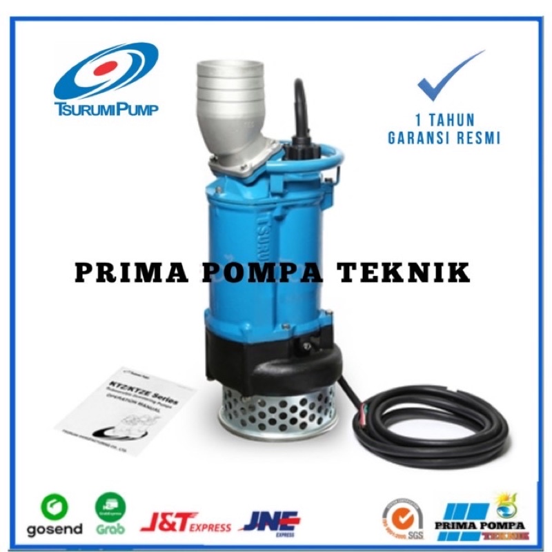 Tsurumi KTZ67.5 Pompa Celup Submersible Pump Heavy-Duty Drainage Pump Pompa celup Tsurumi KTZ 67.5