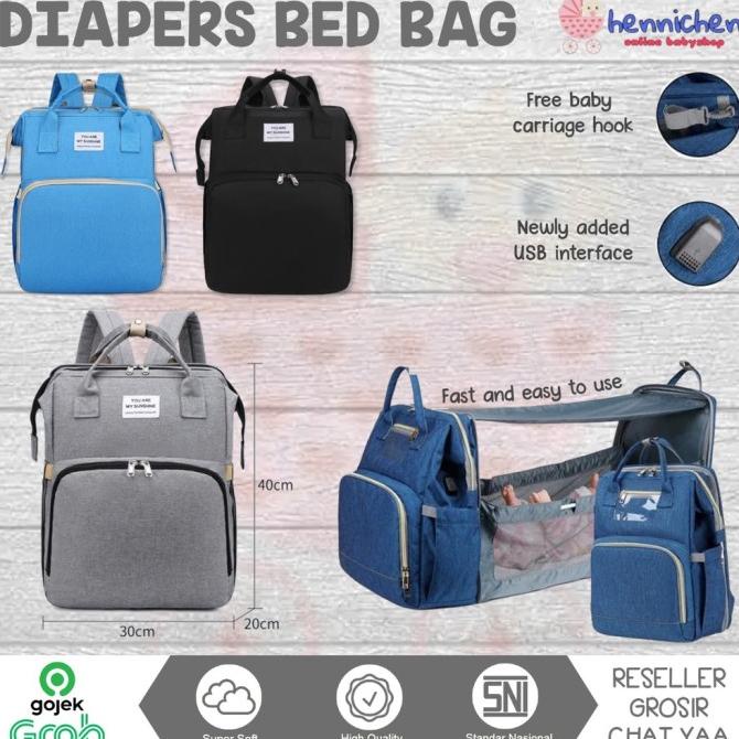 JX971 TAS RANSEL BED PREMIUM IMPOR TAS RANSEL BAYI MY SUNSHINE BABY DI DFCD6345C