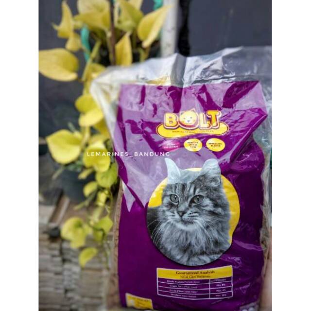bolt 1kg | Makanan Kucing Repack BANDUNG (bisa gosend)