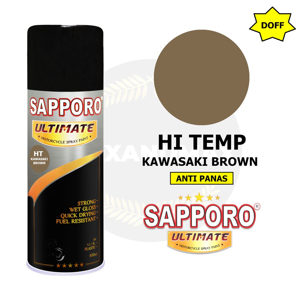 SAPPORO ULTIMATE Hi Temp Kawasaki Brown HTKB 400 ml