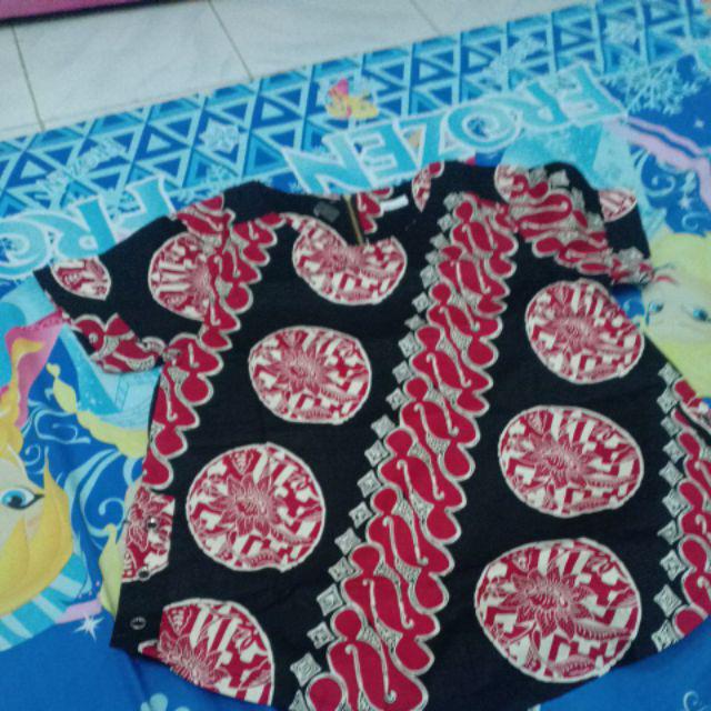 Blouse 129 Vs# Blouse Batik Basic Ukuran Xxl Bahan Katun Adem Stretchy