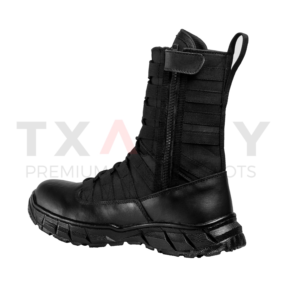 SEPATU pdl jatah POLRI model Ninja Nike nO 44-45 100% kulit sapi asli terbaru TNI Security original 