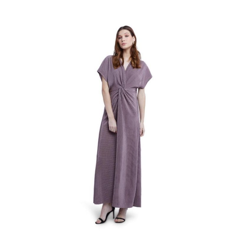 fashion wanita long plisket dress