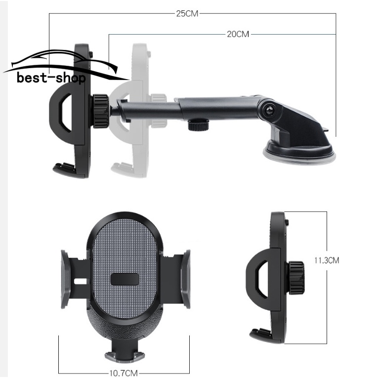 Bracket Dudukan Handphone Dengan Kop Perekat Untuk Aksesoris Mobil