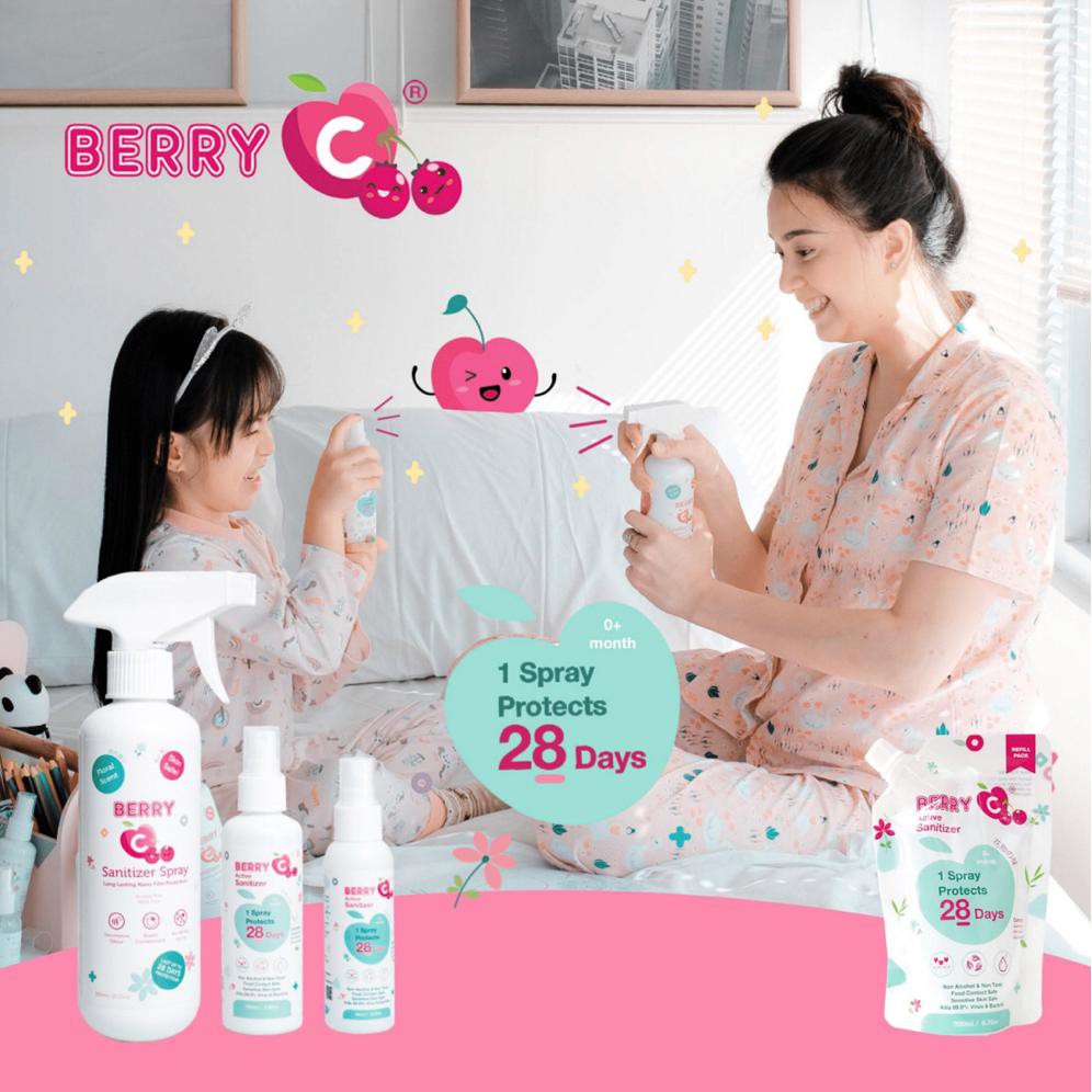 BERRY C ACTIVE SANITIZER / SANITIZER / SANITIZER BISA TAHAN 28 HARI