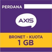 KARTU PERDANA KUOTA AXIS BRONET 1 GB 30 HARI