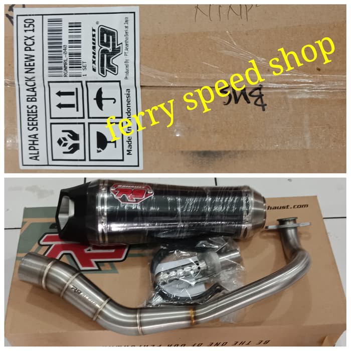 aksesoris PCX Knalpot r9 alpha pcx 150 lokal knalpot r9 pcx 150 lokal alpha series Murah