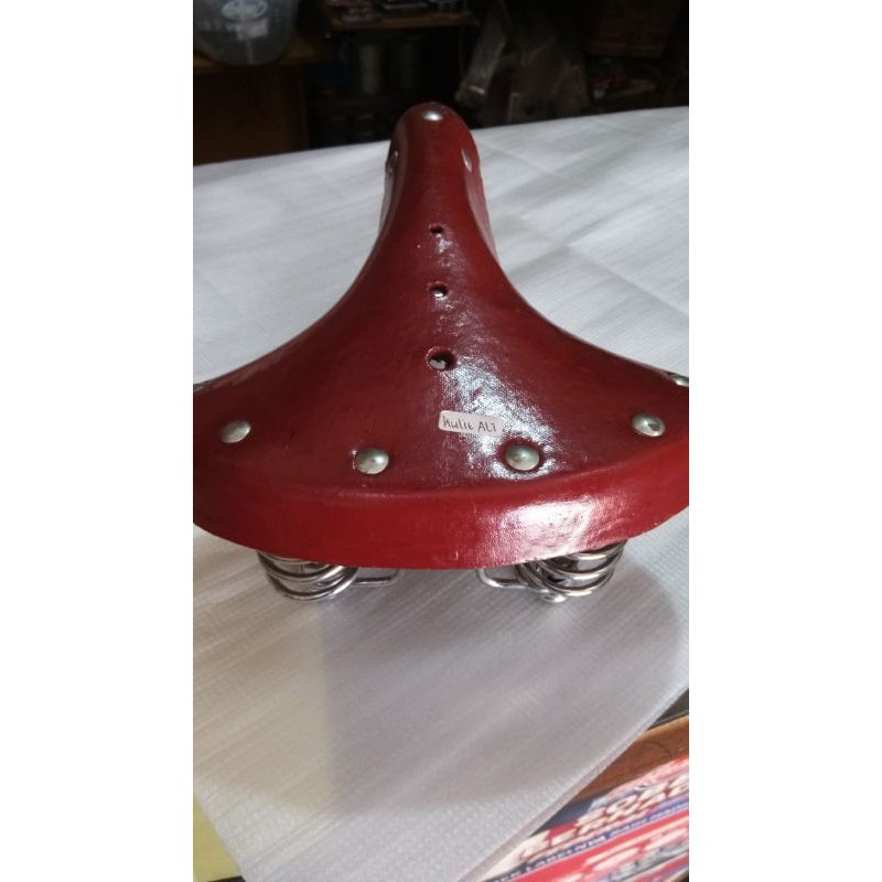 sadel sepeda ontel kulit asli ok